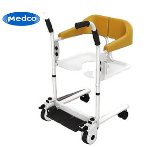 Silla de Ruedas Manual Amarilla Básica de 72 cm de Longitud, Práctica, de Acero, Multifuncional, Dispositivo de Transferencia para Pacientes - Product Image 5
