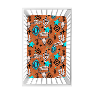 2023 Neue Produkte Vorbestellung No Moq Kids Cowboy <span class=keywords><strong>Stuff</strong></span> Kleinkinder Western bett artikel Neue Babybett tücher - Product Image 4