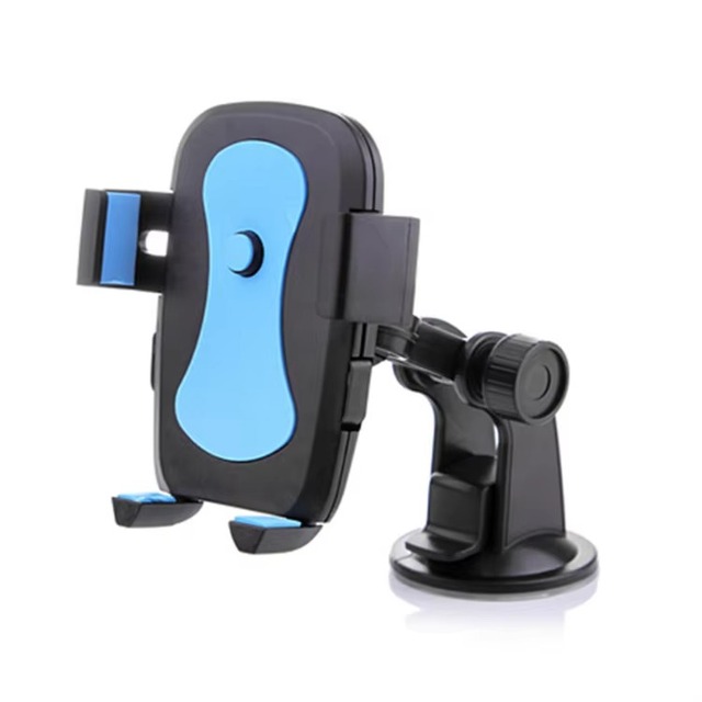 360 Degree Rotating Auto Clamp Car Holder Suction Cup Windshield Mobile Phone Holder GPS Navigation Bracket Stable Phone Cling