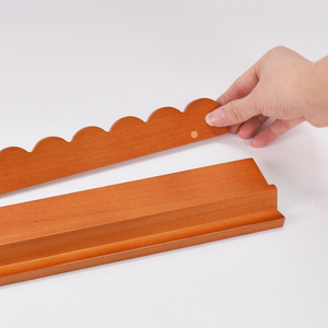 Soporte de Madera Sólida <span class=keywords><strong>para</strong></span> Reglas de Mahjong Americano Yusheng y Empujador de Cartas Magnético, Estilo Ondulado, Regalo Creativo <span class=keywords><strong>para</strong></span> 4 <span class=keywords><strong>Jugadores</strong></span> - Product Image 4