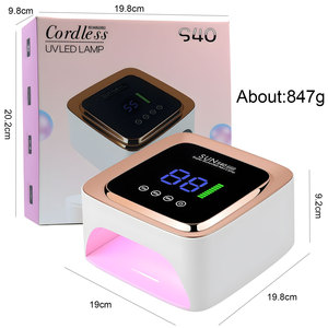 Lampe à ongles UV LED portable rechargeable, lumière rouge, capteur intelligent, sans fil, sécheuse pour vernis gel, pour salon de manucure - Product Image 6