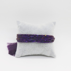 Pulsera Boho de <span class=keywords><strong>Cristal</strong></span> Hecha a Mano con Cuentas Cuadradas de <span class=keywords><strong>Cristal</strong></span> y Borlas Tejidas de Varias Capas para Mujeres y Hombres - Product Image 6