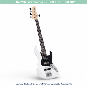 GALYDA-G880 guitare basse électrique 4 cordes pleine grandeur standard basse JB-Style Kit débutant sac de transport sangle - Product Image 1