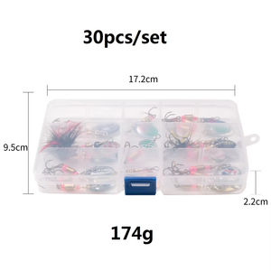 Ushazer 3g-7g metallo Spinner esche Set Hard Spoon esca per trota spigola carpa <span class=keywords><strong>salmone</strong></span> in metallo artificiale esca da pesca per trota <span class=keywords><strong>salmone</strong></span> - Product Image 5