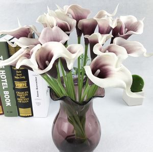 Faux Calla Lily Bouquet Grande Taille PU Fleur Décorative Artificielle pour la Fête des Mères Pâques Halloween Décorations - Product Image 3