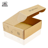 Boîte d'emballage en papier ondulé, petite taille, personnalisée pour courrier, livraison
