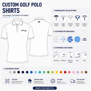 Polo de <span class=keywords><strong>Golf</strong></span> Clásico Híbrido con Botones Unisex |   Softshell con estiramiento frontal en cuatro direcciones, espalda elástica, secado rápido, estampado, capa de rendimiento, tallas grandes - Product Image 2