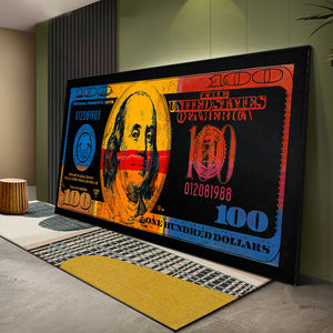 Toile d'<span class=keywords><strong>art</strong></span> mural moderne coloré de cent argent, affiche abstraite, décor de maison - Product Image 3