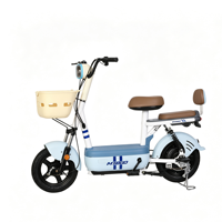 Scooter électrique urbain léger pour 2 personnes, vélo électrique pour les courses quotidiennes et les déplacements
