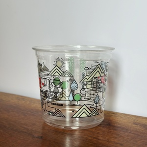 Tùy chỉnh vật nuôi rõ ràng nhựa lạnh ly sữa chua trái cây Acai salad Bát món tráng miệng ly với phẳng/mái vòm có nắp đậy 4-32oz Công suất - Product Image 5