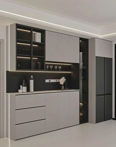 Buffet en bois au design moderne personnalisé Rangement de meubles de maison polyvalent pour cuisine Salon Hôtel Maison Bar Salle à manger - Product Image 3