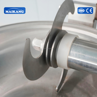 Máquina de corte de alta frecuencia para bolas de carne de pescado, procesador especializado de surimi para la fabricación de bolas de pescado elásticas y bolas de marisco.
