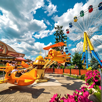 Nouvelle Attraction : Avion Rotatif Auto-Contrôlé pour Enfants - Manège de Carnaval