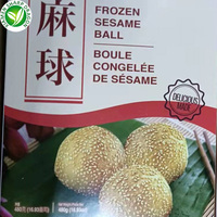 Boulettes de riz au sésame surgelées IQF SHARP DRAGON |   Dessert chinois fourré à la pâte de haricots, disponible pour les acheteurs mondiaux