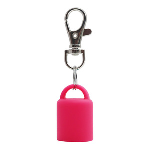 Baume à lèvres Cap Porte-clés Silicone Portable Lipgloss Cap Holder Avec Porte-clés Baume À Lèvres Accessoires - Product Image 1