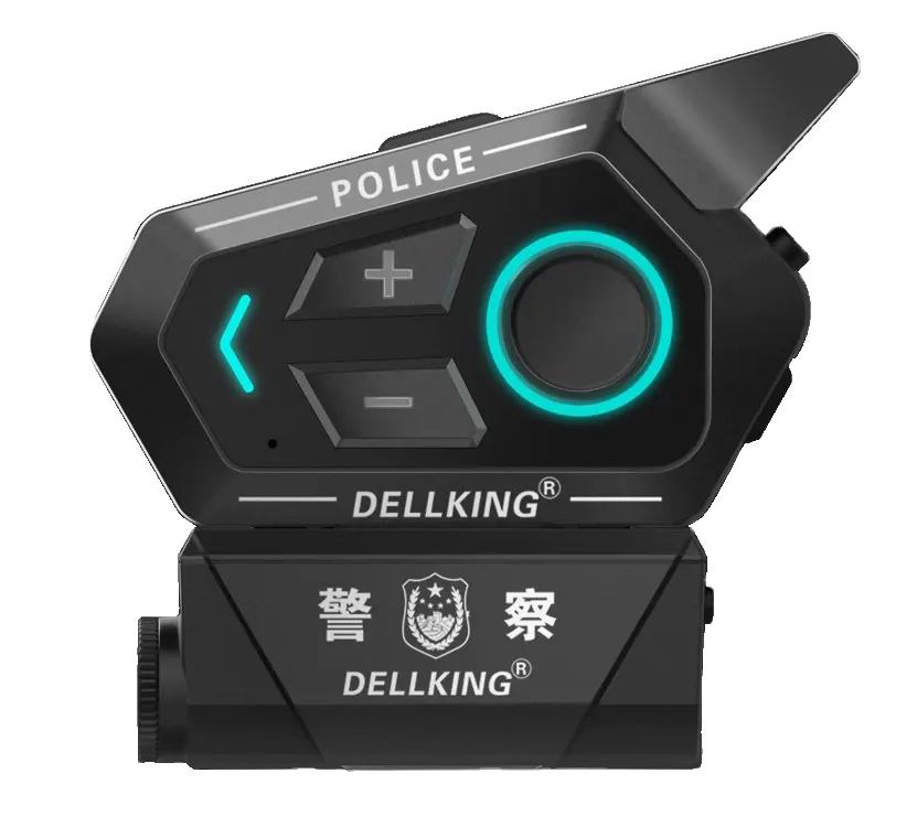 Auriculares con Bluetooth para casco de motocicleta, conexión de Audio Dual para walkie Talkie y teléfono inteligente