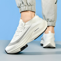 Chaussures de course unisexes pour marathon, semelle intermédiaire en EVA, empeigne en mesh, légères, respirantes, durables, baskets d'extérieur