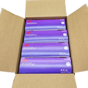 Disque en mousse 3M 02085 Trizact Hookit 6 pouces, éponge abrasive en carbure <span class=keywords><strong>de</strong></span> silicium, disque abrasif 443SA P3000 pour le <span class=keywords><strong>ponçage</strong></span> <span class=keywords><strong>de</strong></span> finition, nouvel emballage - Product Image 3