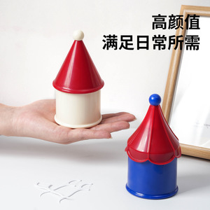 <b>Creative</b> Dental Floss And Toothpick Box Round Multifunctional Cotton Swab Storage With Lid Dustproof Organizer Home <b>Gift</b> - Product Image 3