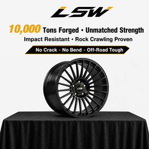 ล้อฟอร์จ LSR8010 5x127 5x114.3 ขนาด 17 18 20 นิ้ว ขายส่งราคาพิเศษ สีดำเงา สำหรับรถยนต์โตโยต้าแลนด์ครุยเซอร์ ปราโด - Product Image 3