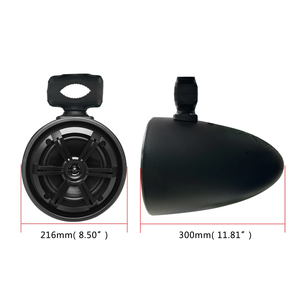 High Performance 6.5'' Waterproof <b>Tower</b> Marine <b>Speakers</b> H-6108 - Pair 500W for Boat ATV Water Ski Yacht - Product Image 5