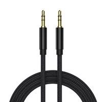 Kebiss Câble d'extension audio auxiliaire 35 mm pour haut-parleur de voiture pour OnePlus 5t MP3