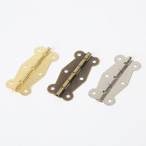 Furniture Hinge Iron Surface Mount Silver Antique Bronze Gold 90 Degree 180 Degree Cabinet Hardware Accessory - Product Image 1