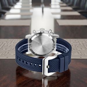 Montre à quartz en acier inoxydable personnalisée de 44 mm pour hommes, de haute qualité, style antique, style business, résistante à l'eau, cadran à aiguilles, 5 BAR - Product Image 2