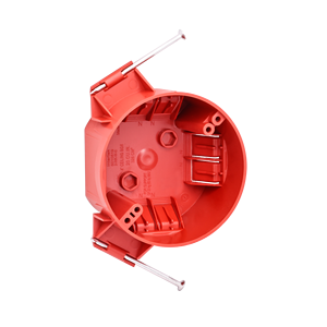 Shanghai Linsky 1-Gang APB05N Nouveau travail Ventilateur mural Interrupteur rond électrique Boîte de sortie avec clou PVC Ceili - Product Image 1