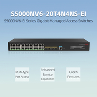 Switch Gestionado Gigabit L2 de 24 Puertos Serie H3C S5000NV6-EI con Uplink 2.5G POE++ para Redes de Gobierno, Pequeñas y Medianas Empresas, Campus y Hoteles