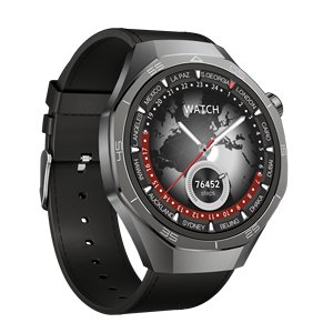1.53 inch không thấm nước IP67 Smartwatch NFC cảm ứng la bàn độ cao/giám sát áp suất không khí nhiều chế độ thể thao-sạc từ tính - Product Image 5