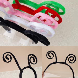 MADESHINE Halloween-Deko Party Kinder Kleine Schmetterlings-Antennen Stirnband aus Stoff & Kunststoff für den Außenbereich - Product Image 6