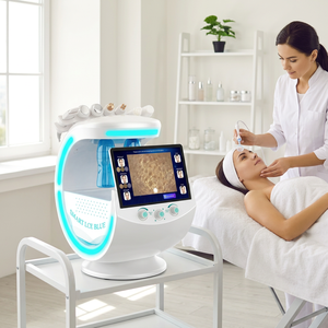 Appareil multifonctionnel 7 en 1 Smart Ice Blue Hydra Dermabrasion Oxygen Water Peeling Facial Beauty Skin Analyzer Machine - Product Image 1