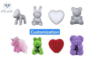 Grande fleur éternelle en tricot à la main, <span class=keywords><strong>tournesol</strong></span>, rose, tissage en pan, cadeau de remise de diplôme pour étudiants et adultes - Product Image 5