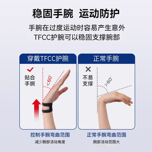 Muñequera Deportiva Delgada, Protección Articular, Transpirable, Malla Elástica, Envoltura para Reforzar la Presión, Bádminton, Tenis, Otros Deportes - Product Image 4