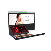 Affichage en magasin écran intelligent lcd interactif reconnaître moniteur de capteur promotion précise présentoir de comptoir acrylique