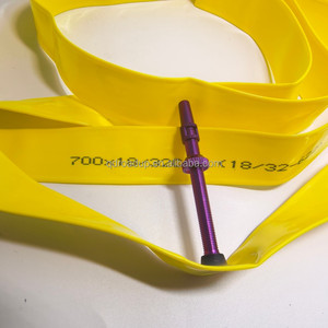 Tubes <span class=keywords><strong>de</strong></span> vélo en TPU légers et résistants aux éclats, compatibles avec le mastic, avec <span class=keywords><strong>bouchon</strong></span> amovible et tige en alliage d'aluminium - Product Image 6
