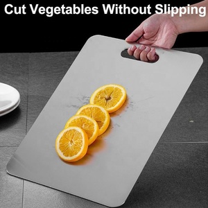 FLYWOD planche à découper double face <span class=keywords><strong>cuisine</strong></span> 100% tapis de découpe en titane pur ensemble de planche à découper en gros planche à découper en titane - Product Image 3