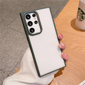 เคสกันกระแทกเลนส์กล้องโลหะแฟชั่น TPU เคสโทรศัพท์มือถือ PC สำหรับ <span class=keywords><strong>Samsung</strong></span> S24 S23 S22 S21 NOTE20 Plus - Product Image 6