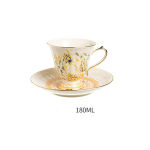 Luxury <b>Ceramic</b> Cup French Gold Rim Coffee Mugs Home <b>Teapot</b> - Product Image 2