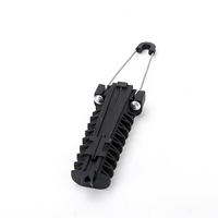 Accessoires de fixation pour câbles de tension PA2000, Serre-câble isolé FTTH en forme de coin pour suspension et fixation rapide