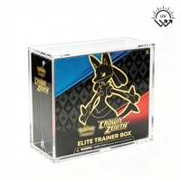 Boîte de protection en acrylique pour Elite Trainer Box avec aimants puissants, protection UV, étui de présentation ETB avec couvercle magnétique