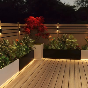 Grande jardinière de jardin <span class=keywords><strong>rectangulaire</strong></span> d'extérieur personnalisée Plateau pour pot contemporain en <span class=keywords><strong>acier</strong></span> <span class=keywords><strong>corten</strong></span> en métal - Product Image 4