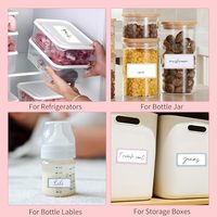 Etiqueta Removible para Congelador, Etiqueta de 1x2 Pulgadas para Almacenamiento de Alimentos, Fecha de Caducidad, Etiqueta para Botellas, Logotipo Personalizado, Etiqueta Impermeable para Archivadores