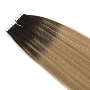 Jasmine Beauty Wholesale European <b>Russian</b> Mongolian Tape in Hair Extensions, Double Drawn Full Cuticle Remy Tape Ins Human Hair - Product Image 3