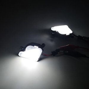 Projecteur de lumière pour miroir latéral, 2 pièces, lampe LED blanche pour voiture, 6000K, pour <span class=keywords><strong>Skoda</strong></span> <span class=keywords><strong>Octavia</strong></span> Mk2 Mk3 5E, Phase 2 2012 — 2019, 1Z, 2008-2019 - Product Image 5