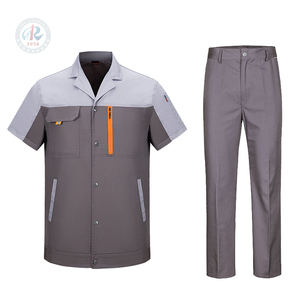 بنطلون عمل صيفي مخصص للجنسين جاهز للارتداء مصنوع من القطن والبوليستر مع مواد عاكسة - Product Image 4