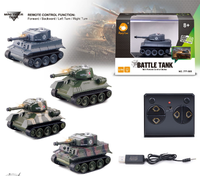 Tanque RC HOSHI HAPPYCOW 777-215 777-585 XN-585 de Fábrica, Mini Micro Tanque de Batalla con Control Remoto IR para Niños, Juguete de Regalo