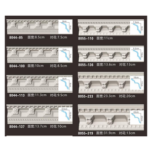 Moulures de <span class=keywords><strong>cadre</strong></span> en polyuréthane gaufré européen série A161, légères et faciles à installer, de la marque Source Factory - Product Image 1