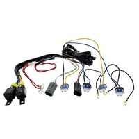 Kit de Cableado de Señales de Giro para ATV UTV de Precisión con Luces LED, Interruptor de Giro, Luz de Emergencia, Conjunto de Cables Automotrices
